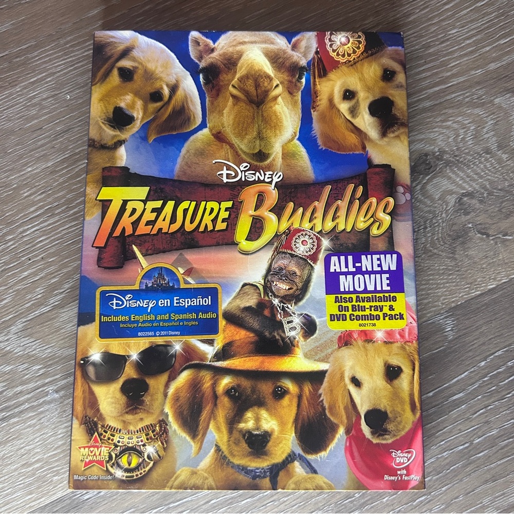 🎬 Disney Treasure Buddies DVD - New Factory Sealed!